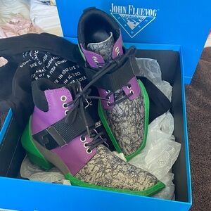 John Fluevog WITNESS Style Boot Women’s 6 men’s 4 EUC